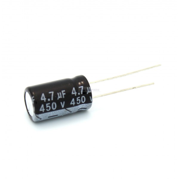 CAPACITOR 4.7UF 450V