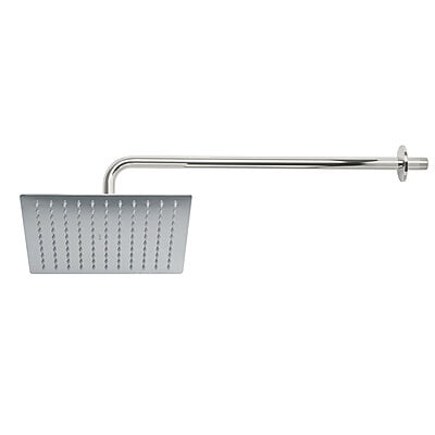 Regadera acero inoxidable, 10', con brazo, cromado, Riviera - R-310 / 45773