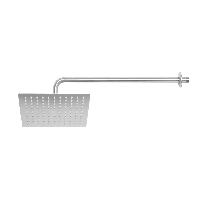 Regadera acero inoxidable, 10', con brazo, satinado, Riviera - R-310N / 45774