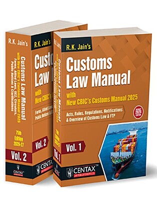 R.K. Jain’s Customs Law Manual 2024-25