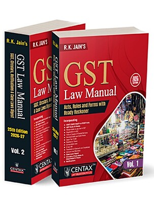 R.K. Jain’s GST Law Manual | 2024-25