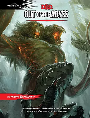5E - D&D - WOTC - Out of the Abyss (2015, Hardcover)