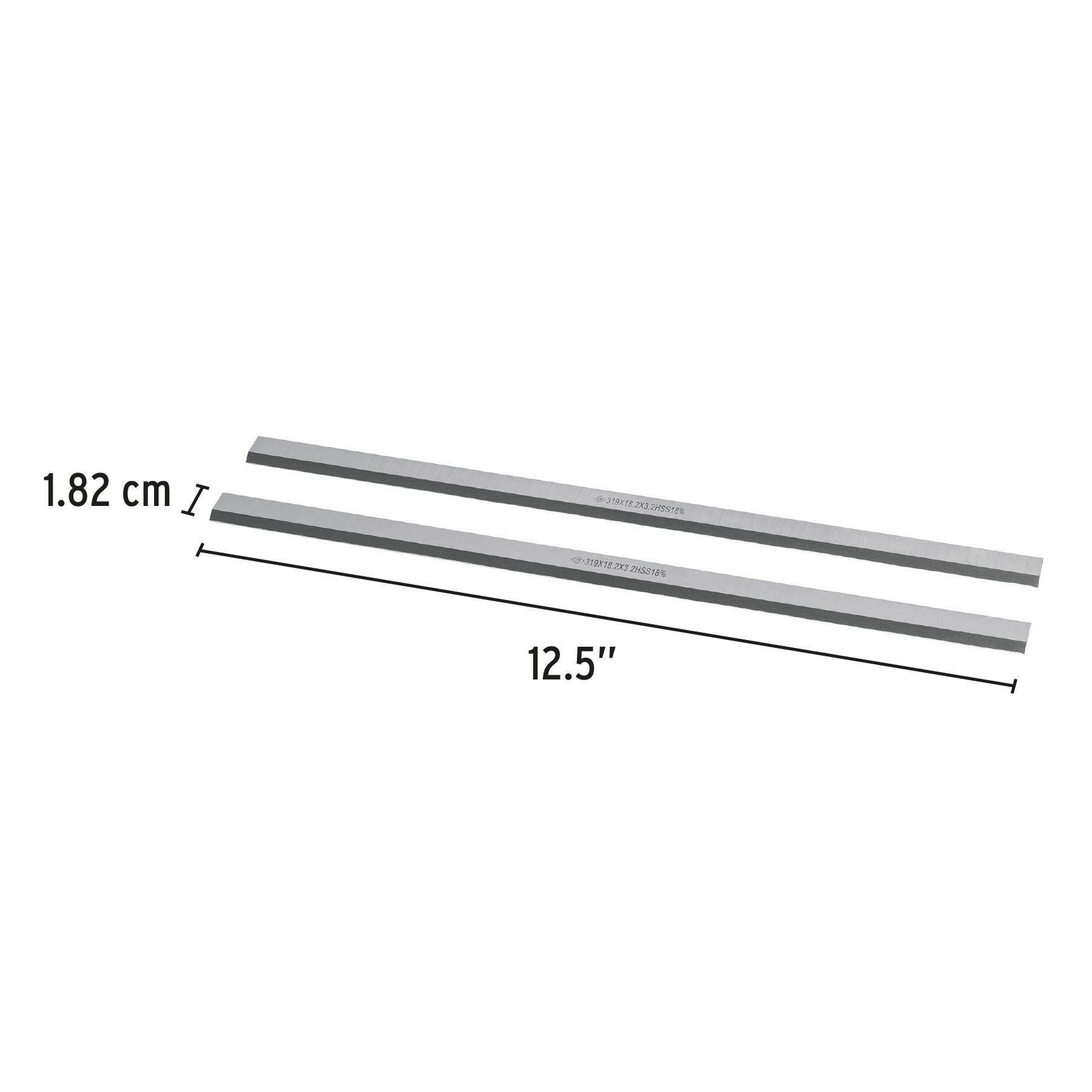 Blíster con 2 cuchillas HSS para cepillo portátil CEP-12 - R20-CEP-12A / 16243