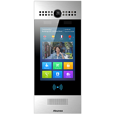 IP Video Intercom with Facial Recognition with 7” touch screen