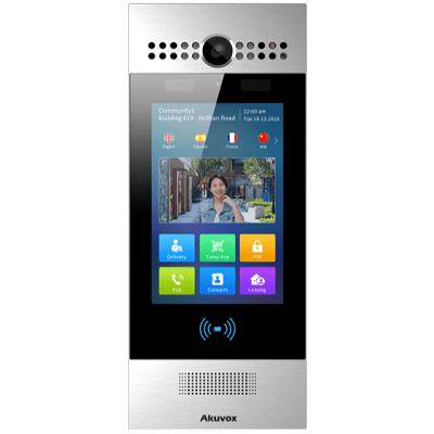 IP Video Intercom with Facial Recognition with 7” touch screen