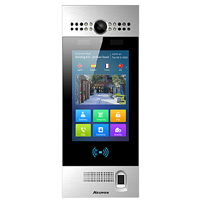 IP Video Intercom with Facial Recognition & Finger 7” touch screen