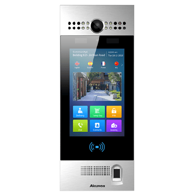 IP Video Intercom with Facial Recognition & Finger 7” touch screen