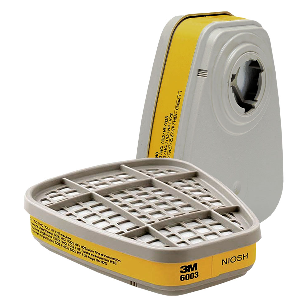 CARTUCHO P/VAPORES ORGANICOS 3M 6001