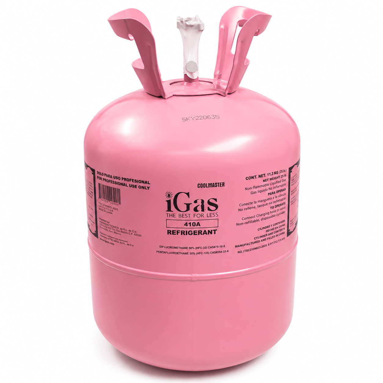 Gas Refrigerante R-410A Boya 11.3K - I Gas - R410A-IGAS-11.3