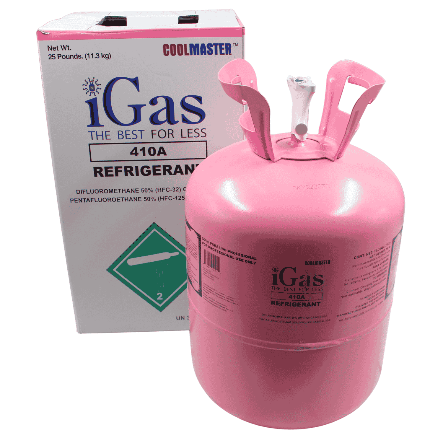 Gas Refrigerante R-410A Boya 11.3K - I Gas - R410A-IGAS-11.3