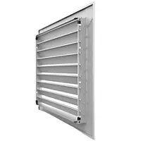 Rejilla de Retorno Estándard, Aletas Curvas a 45°, Acero Blanco, 16'' X 12'' - R45AB16.0012.00