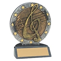 All-Star Resin Trophy-Music-4.5in.