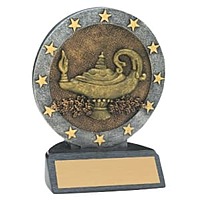 All-Star Resin Trophy-Lamp-Of-Knowledge-4.5in.