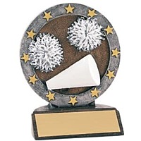 All-Star Resin Trophy-Cheer-4.5in.