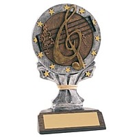 All-Star Resin Trophy-Music-6.25in.