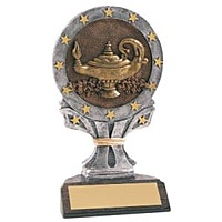 All-Star Resin Trophy-Lamp-Of-Knowledge-6.25in.