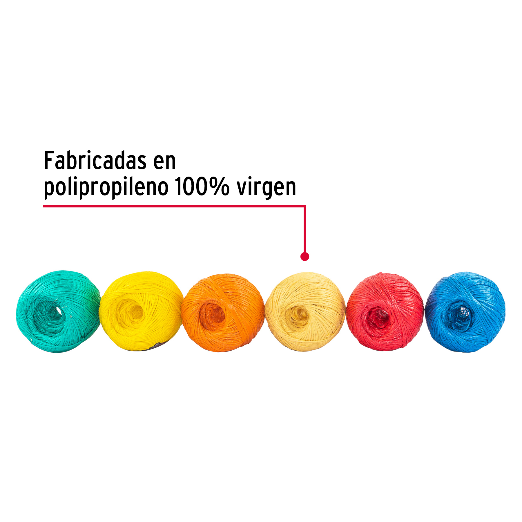 Rollo de rafia de 230 m colores surtidos calibre 2.2 g/m - RAF-250C / 45033