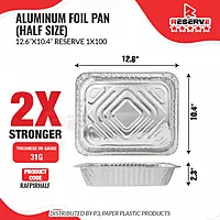 Half Size Aluminum Pan Reserve 100/1