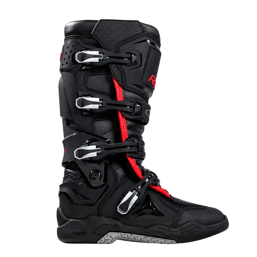 RAIDA BOOTS TRAILCRAFT 2 BOOT BLACK/RED SIZE 10 RAIDA BOOTS TRAILCRAFT 2 BOOT BLACK/RED SIZE 10