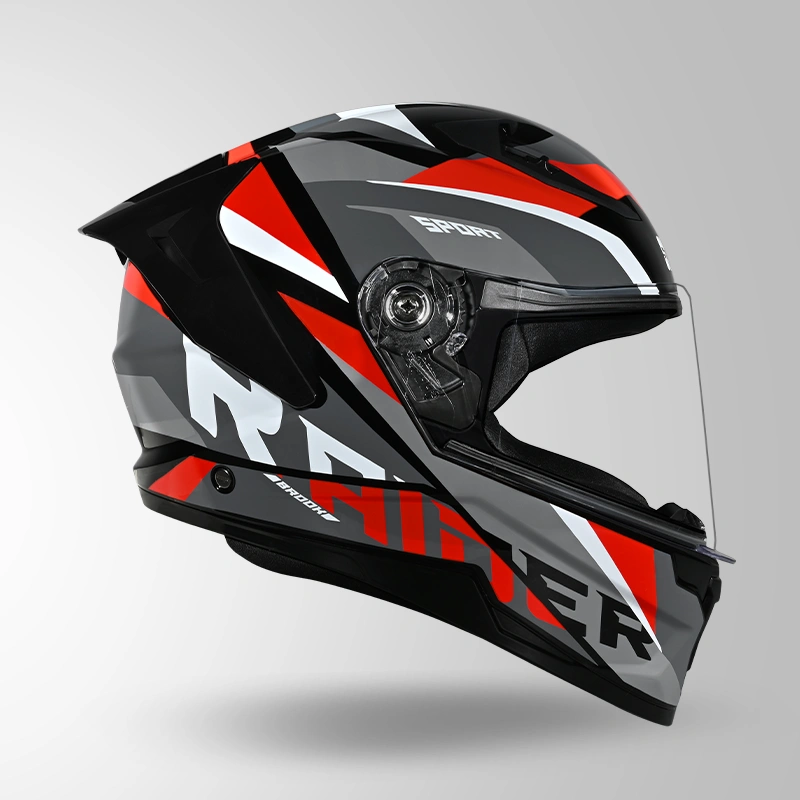 STUDDS RAIDER SUPER WITH SPOILER D2 BROOK BLACK N2 RED C/V (XL) STUDDS RAIDER SUPER WITH SPOILER D2 BROOK BLACK N2 RED C/V (XL)