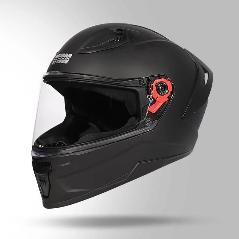STUDDS RAIDER SUPER WITH SPOLIER MATT BLACK C/V (M)