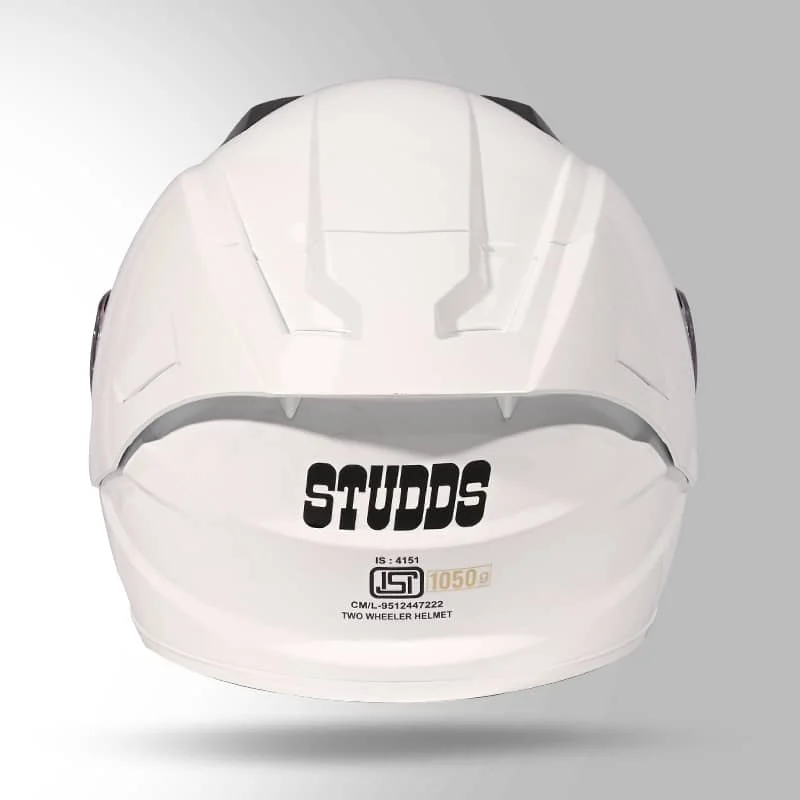 STUDDS RAIDER YOUTH WITH SPOLIER WHITE C/V (XS) STUDDS RAIDER YOUTH WITH SPOLIER WHITE C/V (XS)