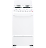 Hotpoint® RAS200DMWW ENERGY STAR® 20" Electric Free-Standing Front-Control Electric Range