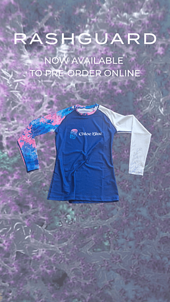 Chloe Blue Branded Rashguard