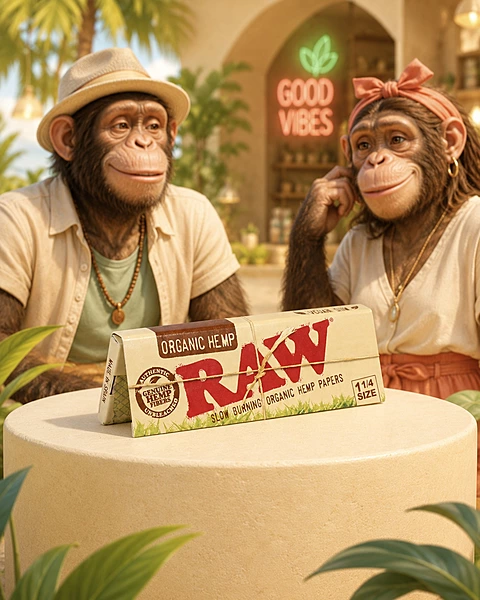 RAW 1 1/4 ORG HEMP
