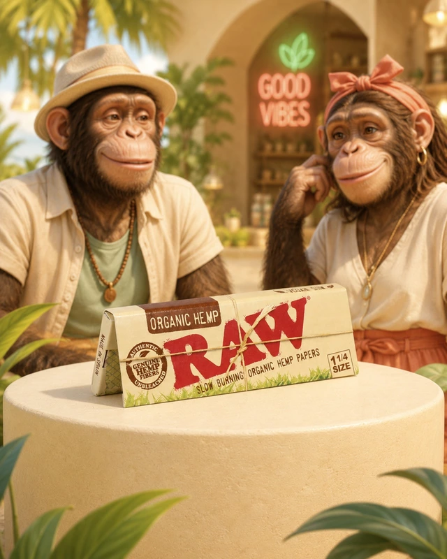 RAW 1 1/4 ORG HEMP