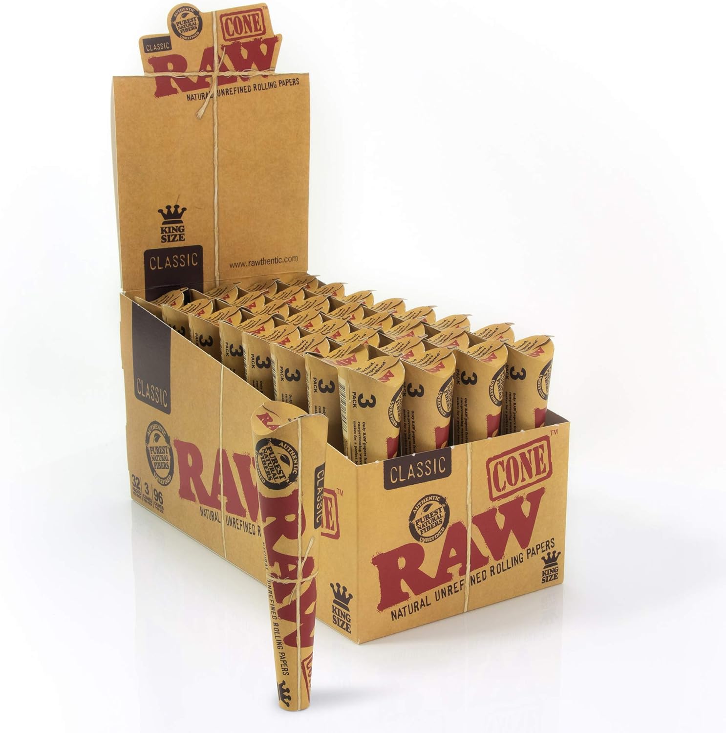 RAW CONES KS CLASSIC 3 PER PCK