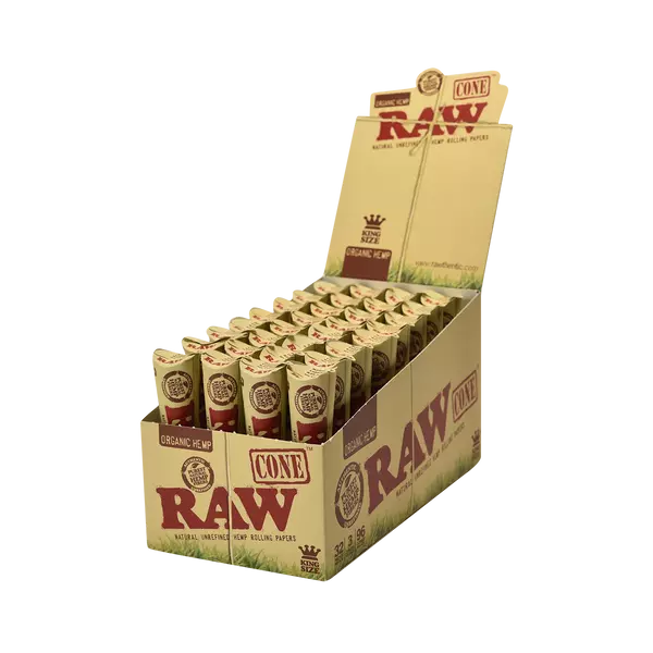 RAW CONES KS ORGANIC 3CT