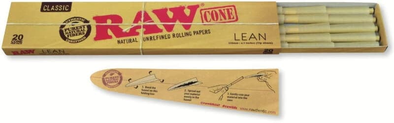 RAW:CONES LEAN CLASSIC 20CT