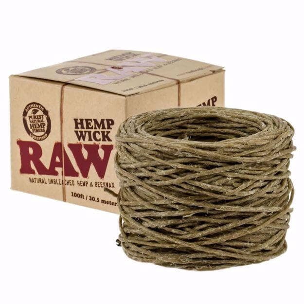 RAW:HEMP WICK 100FT