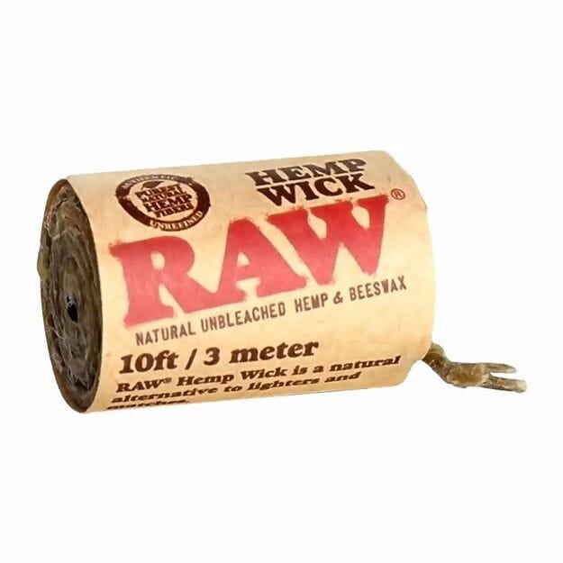 RAW:HEMP WICK 10FT