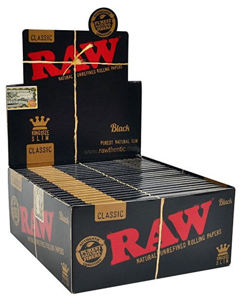 RAW:PAPER BLACK KS SLIM