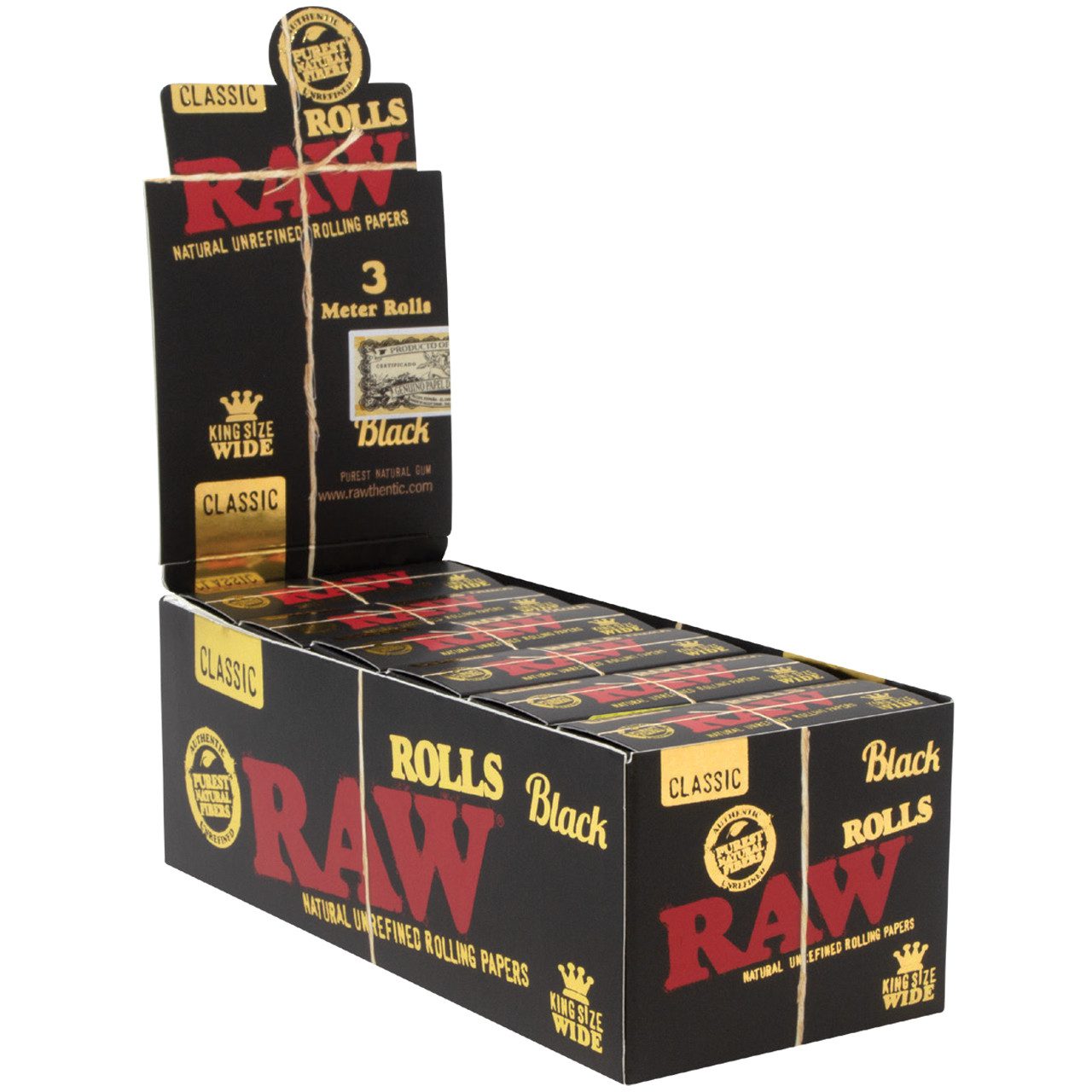 RAW:ROLLS 3M BLACK