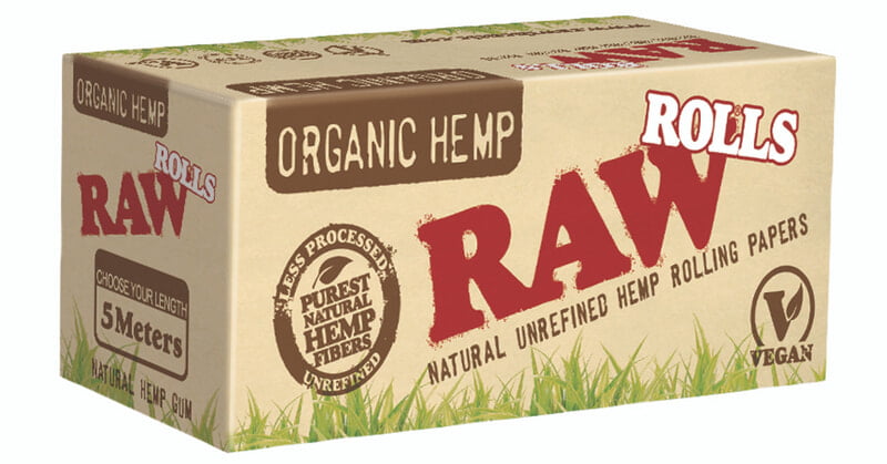 RAW:ROLLS 5M ORGANIC KS SLIM