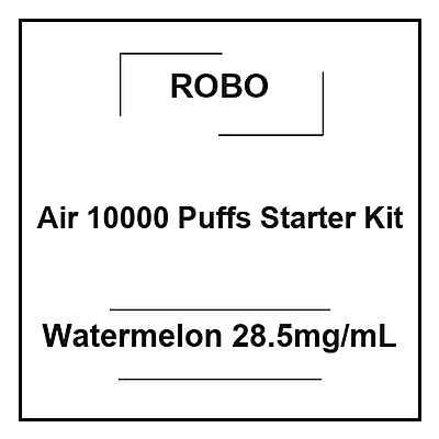 Robo Air 10000 Puffs Starter Kit Watermelon 28.5mg/mL