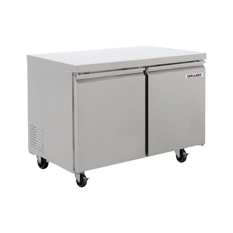 Refrigerador bajo barra 2 puertas sólidas 15 pies cúbicos