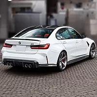CLEARANCE β BMW G80 M3 3D Design Style Carbon Fiber Diffuser (2021β2025)