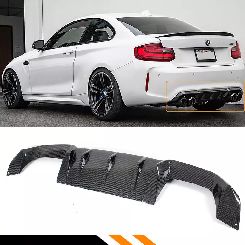BMW F87 M2 / M2 Competition Carbon Fiber Rear Diffuser (2016–2021)