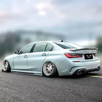 BMW G20 3 Series Glossy Black Rear Diffuser (2019–2022)