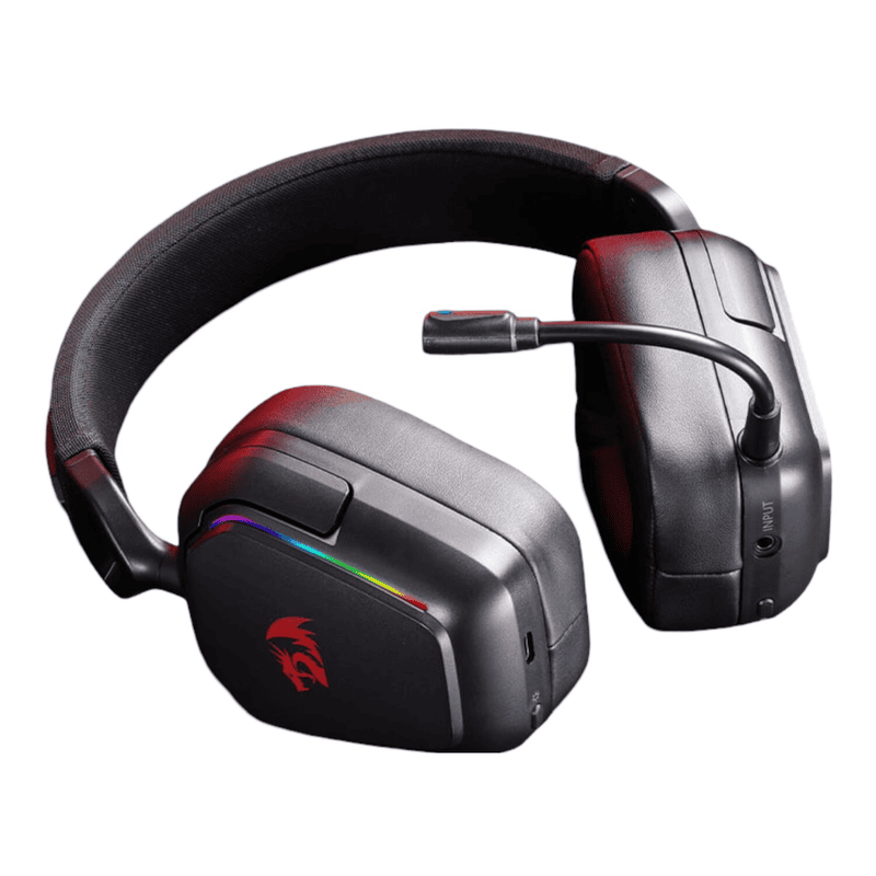 Redragon H868 RGB Wireless Gaming Headset - Black