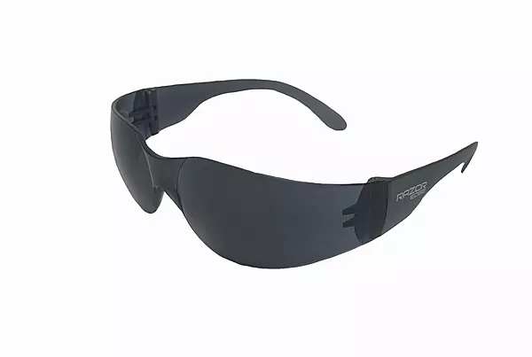 Razor edge,black smoke lens,anti-scratch. Anti-Fog