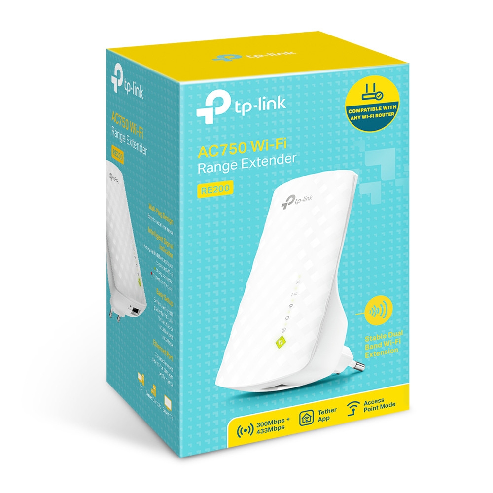 TP-Link Wi-Fi Range Extender AC750 (RE200)