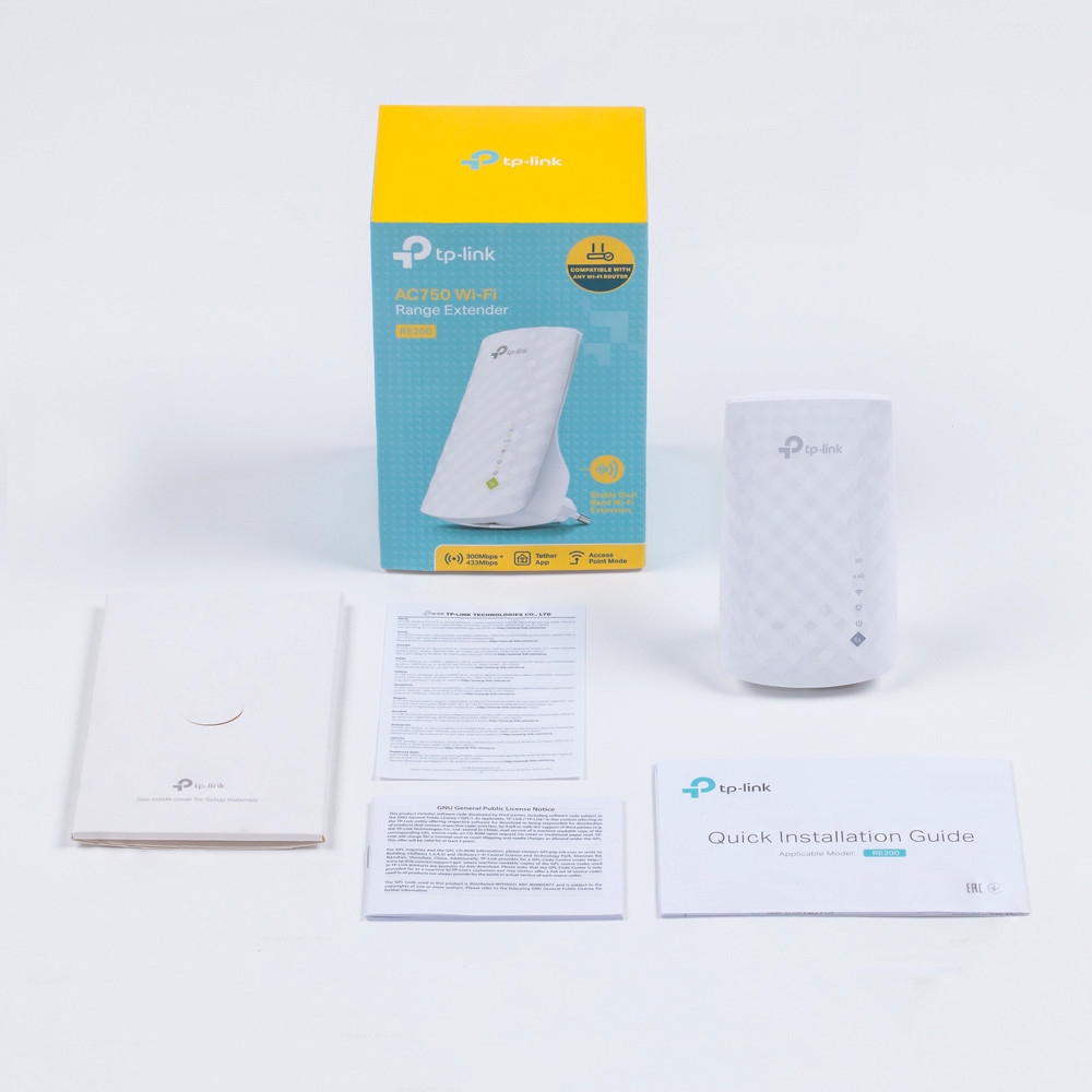 TP-Link Wi-Fi Range Extender AC750 (RE200)