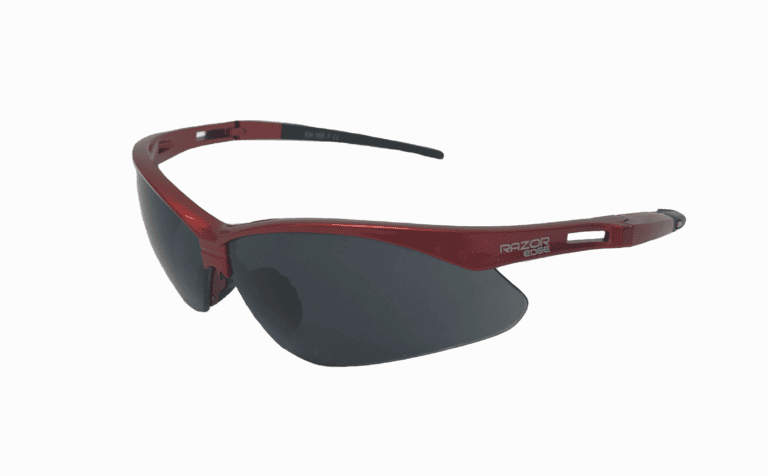 Razor edge sport,black smoke lens,anti-scratch,rubber temples