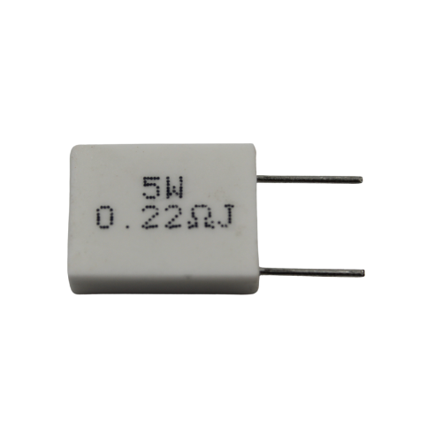 Resistencias bobinadas de cemento 5W, 5%, 0,22 Ohm - REBOCE5W0.22