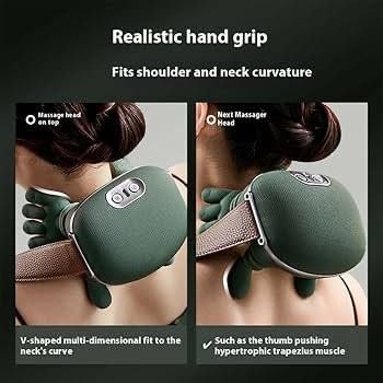 RECHARGEABLE HAND MASSAGER FOR HAND, SHOULDER, NECK AND CERVICAL MASSAGE.